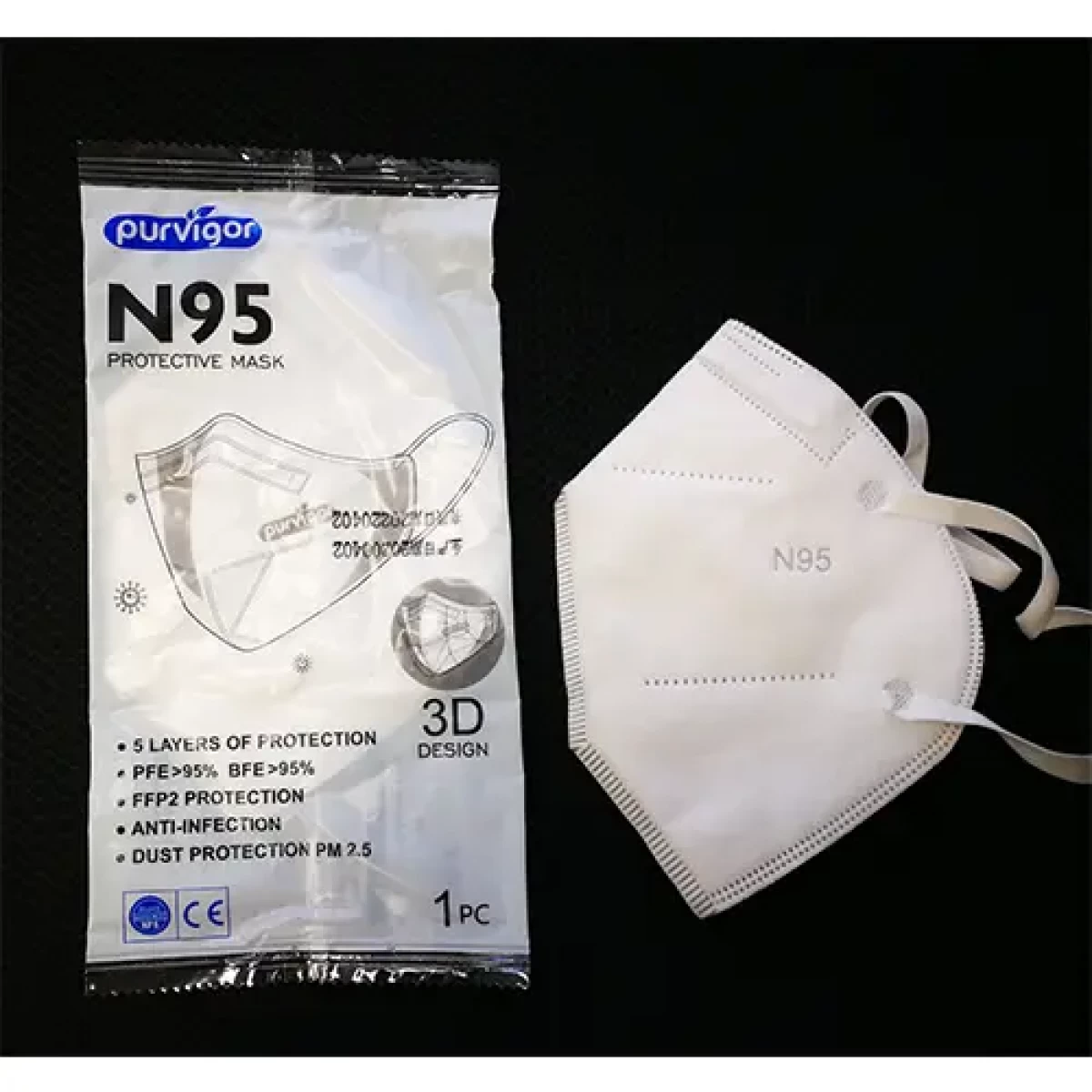 PURVIGOR N95 FACE MASKS