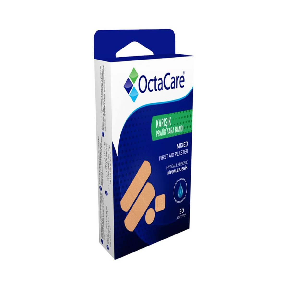 Skin Color First Aid Plaster with Mixed Sizes (20 pieces)